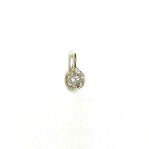 1CT Brilliant Cut Diamond Pendant in solid 14k Yellow Gold